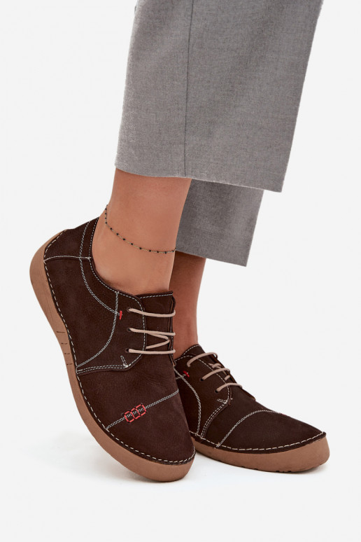 Oda batai MoteriškassuPrzeszyciami Artiker 57C2114 rudos spalvos