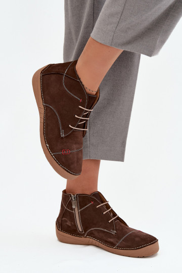 Oda batai MoteriškassuPrzeszyciami Į Pilį Artiker 57C2117 rudos spalvos