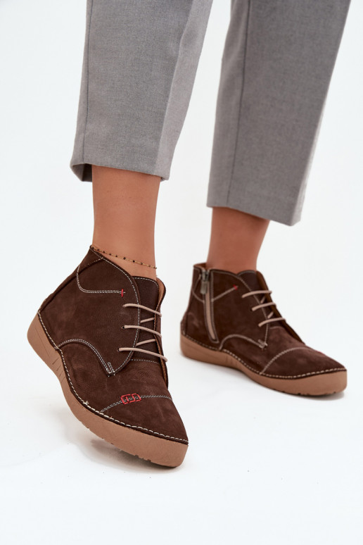 Oda batai MoteriškassuPrzeszyciami Į Pilį Artiker 57C2117 rudos spalvos