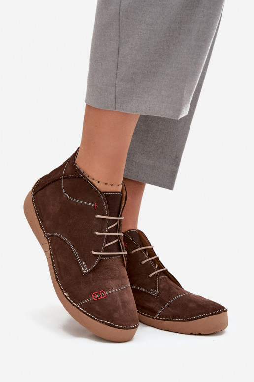 Oda batai MoteriškassuPrzeszyciami Į Pilį Artiker 57C2117 rudos spalvos