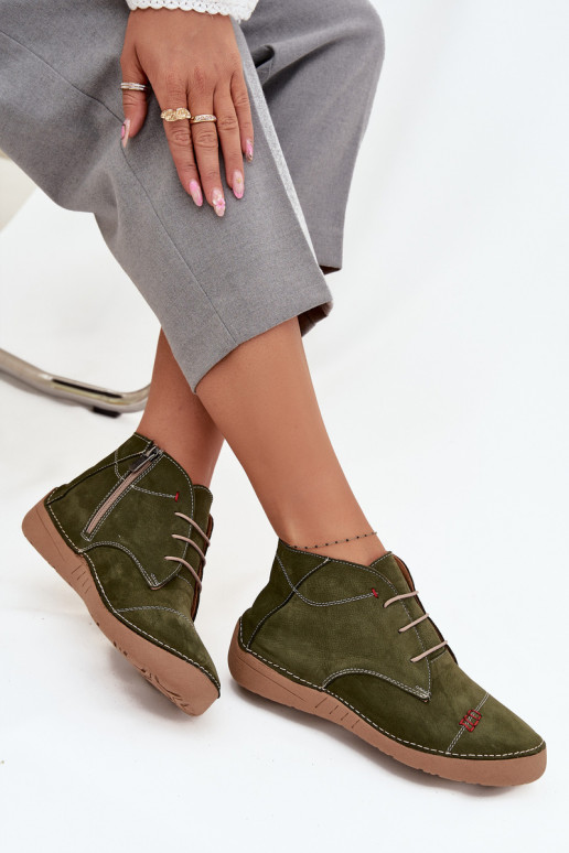 Oda batai MoteriškassuPrzeszyciami Į Pilį Artiker 57C2119 žalios spalvos