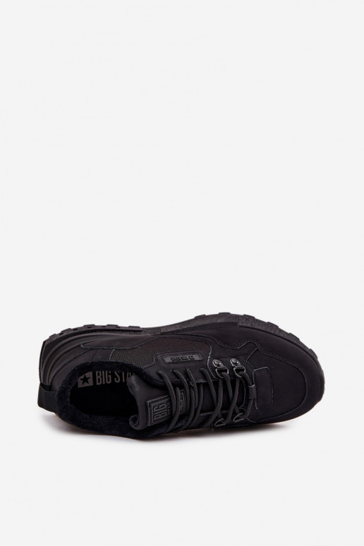 sportiniai bateliai Vyriški pašiltinti SS174411 HI-POLY SYSTEM juodos spalvos