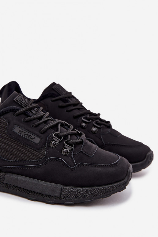 sportiniai bateliai Vyriški pašiltinti SS174411 HI-POLY SYSTEM juodos spalvos