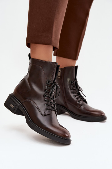 Moteriški aulinukaisuĮjungtaturalnej Skóry Ant žemo kulno pašiltinti Vinceza 39955 CzekoladoĮe 2