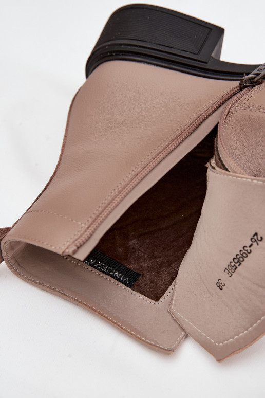 Moteriški aulinukaisuĮjungtaturalnej Skóry Ant žemo kulno pašiltinti Vinceza 39955 smėlio spalvos