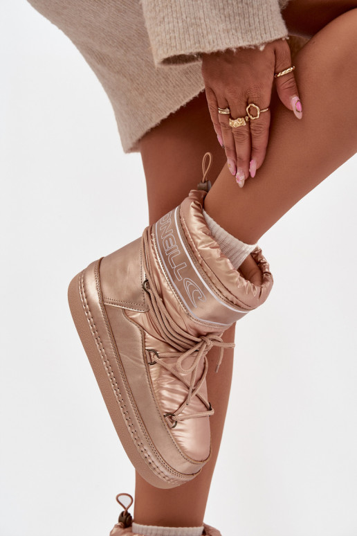 sniego batai Moteriškas su stilingomis detalėmis O'NEILL LISA INOMEN HIGH 90253012.99U aukso spalvos