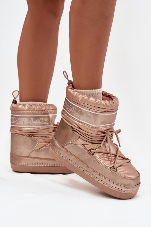 sniego batai Moteriškas su stilingomis detalėmis O'NEILL LISA INOMEN HIGH 90253012.99U aukso spalvos