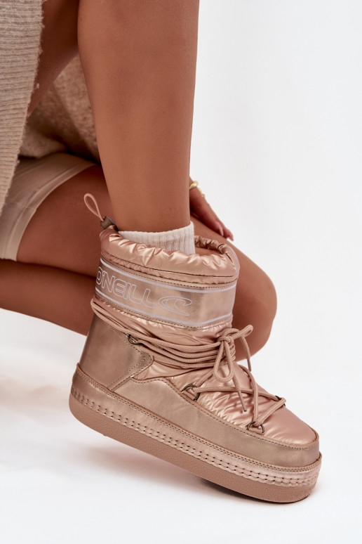 sniego batai Moteriškas su stilingomis detalėmis O'NEILL LISA INOMEN HIGH 90253012.99U aukso spalvos