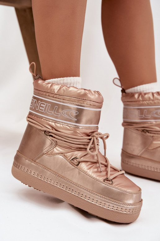 sniego batai Moteriškas su stilingomis detalėmis O'NEILL LISA INOMEN HIGH 90253012.99U aukso spalvos