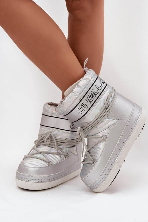 sniego batai Moteriškas su stilingomis detalėmis O'NEILL LISA INOMEN HIGH 90253012.99S sidabro spalvos