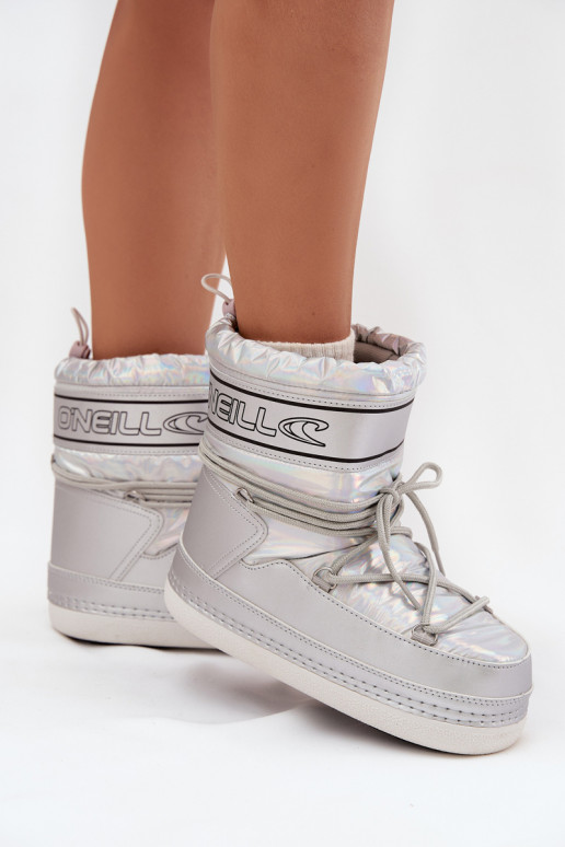 sniego batai Moteriškas su stilingomis detalėmis O'NEILL LISA INOMEN HIGH 90253012.99S sidabro spalvos