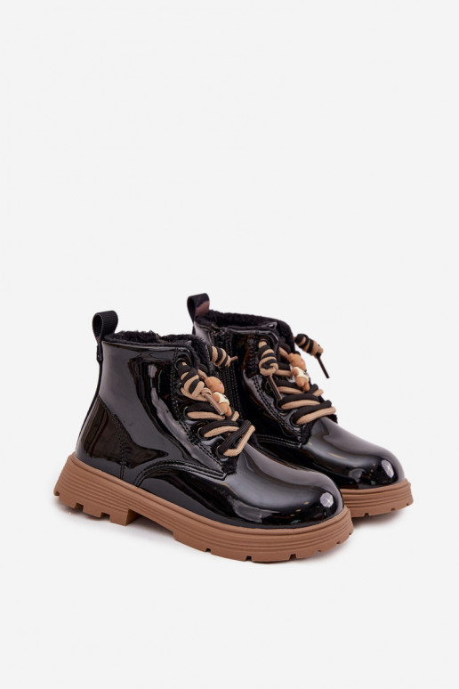 pašiltinti Aulinukai Vaikiški su lako efektusuPrzypinką Meškiukai juodos spalvos Jovellea