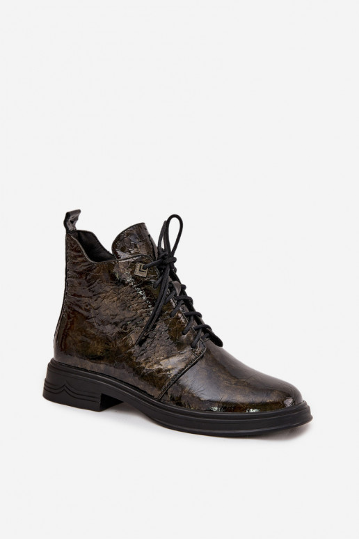 Oda su lako efektu Moteriški aulinukai pašiltinti Į Pilį D&A LZ42-042 aukso spalvos Oda su lako efektu Moteriški aulinukai pašiltinti Į Pilį D&A LZ42-042 aukso spalvos