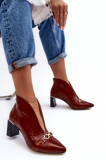 Oda Aulinukai su kulniukais Tai turiciejka 05262-02 rudos spalvos