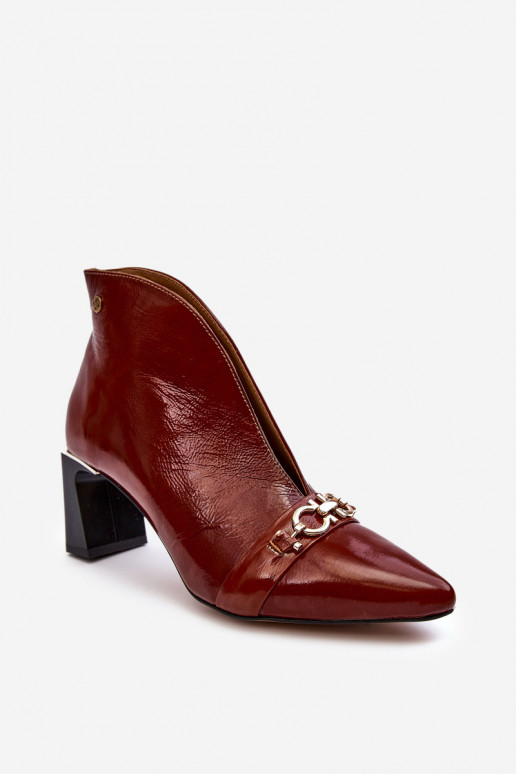 Oda Aulinukai su kulniukais Tai turiciejka 05262-02 rudos spalvos