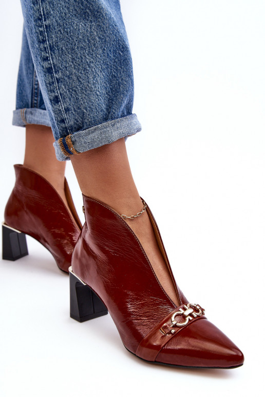 Oda Aulinukai su kulniukais Tai turiciejka 05262-02 rudos spalvos