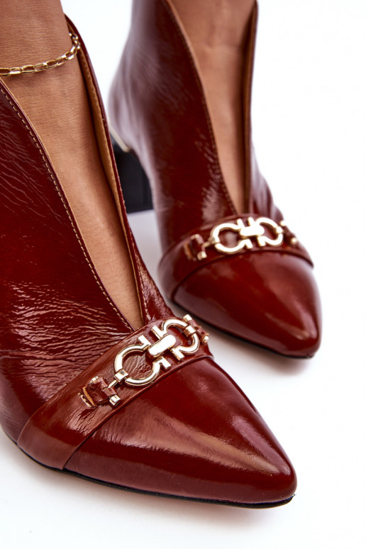 Oda Aulinukai su kulniukais Tai turiciejka 05262-02 rudos spalvos