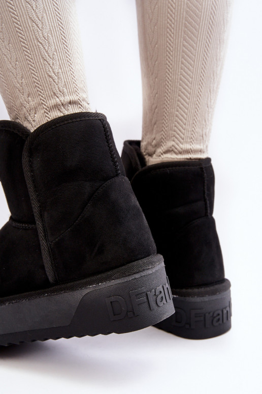 Veganas INodoodporne sniego batai su platforma D.Franklin DFSH371004 juodos spalvos