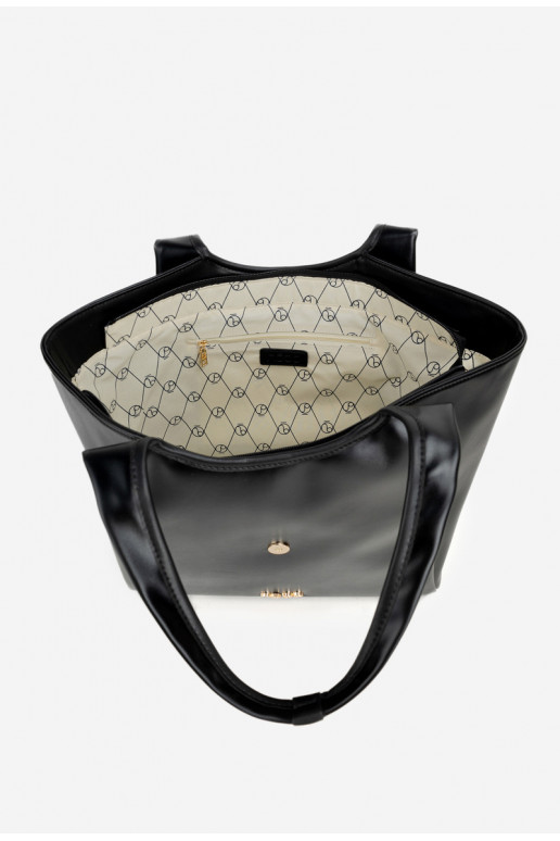 Rankinė Pirkėjaska su sagtimis NOBO BAG6010-020 juoda