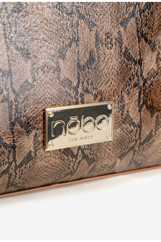 Rankinė Gyvūnų raštas NOBO BAG6150-M17 ruda