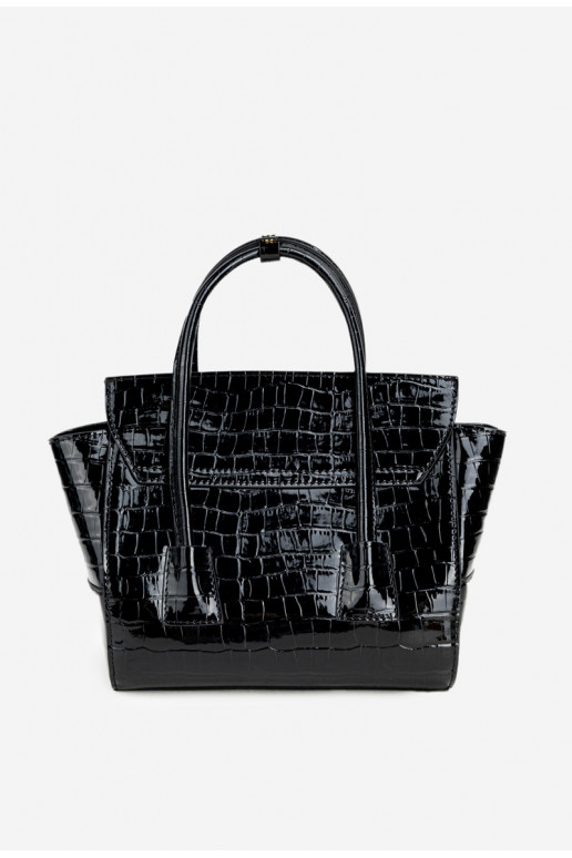 Nedidelė rankinė BagažinėsuTłoczonym Pavyzdys NOBO BAG5800-M20 juoda