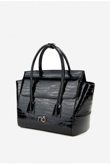 su lako efektu Rankinė Bagažinė su įspaudu NOBO BAG5810-M20 juoda 2