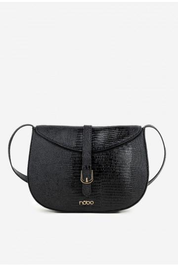 Rankinė PaštininkėsuDrobnym Tłoczeniem NOBO BAG5780-M20 juoda
