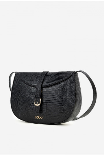 Rankinė PaštininkėsuDrobnym Tłoczeniem NOBO BAG5780-M20 juoda 2