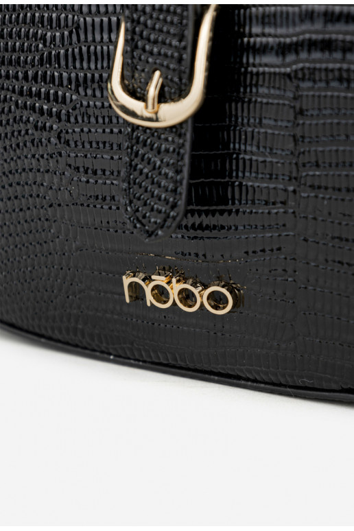 Rankinė PaštininkėsuDrobnym Tłoczeniem NOBO BAG5780-M20 juoda