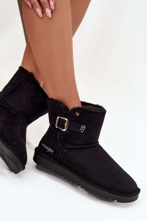 sniego batai Moteriškas su sagtimis INrangler 20253091.25Y juodos spalvos