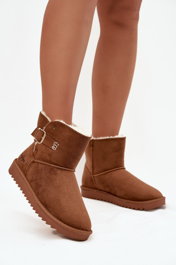 sniego batai Moteriškas su sagtimis INrangler 20253091.37B rudos spalvos