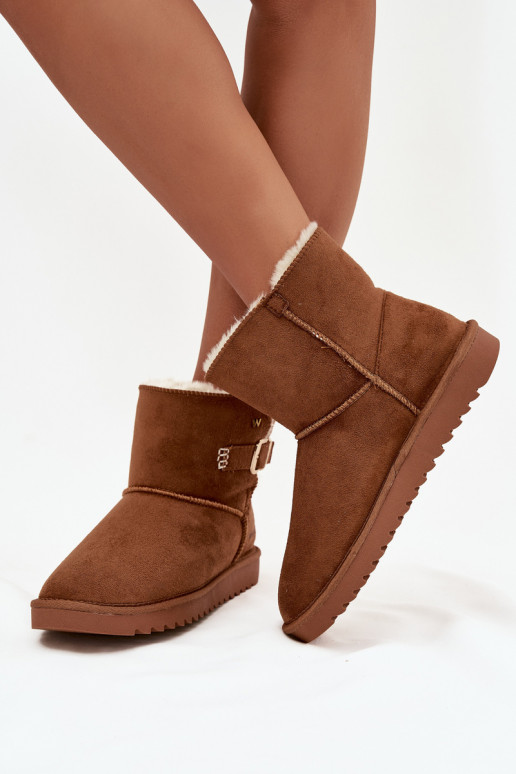 sniego batai Moteriškas su sagtimis INrangler 20253091.37B rudos spalvos