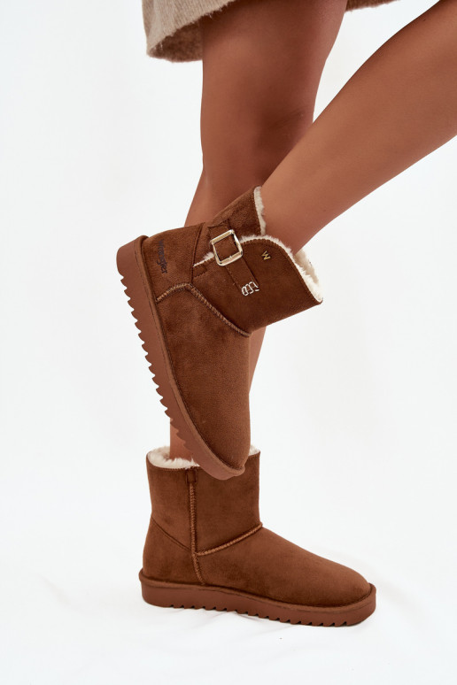 sniego batai Moteriškas su sagtimis INrangler 20253091.37B rudos spalvos