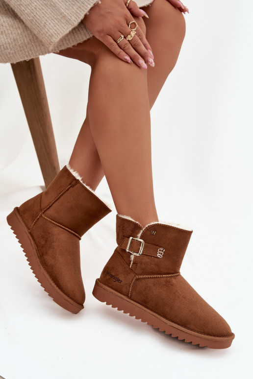 sniego batai Moteriškas su sagtimis INrangler 20253091.37B rudos spalvos