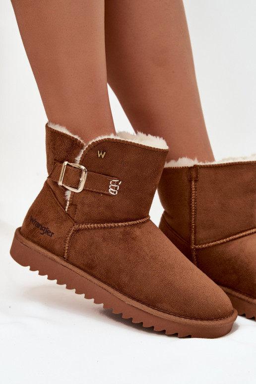 sniego batai Moteriškas su sagtimis INrangler 20253091.37B rudos spalvos