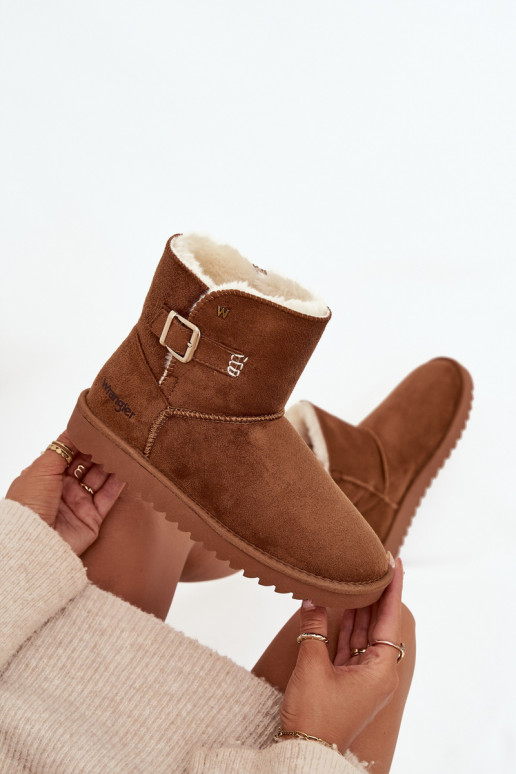 sniego batai Moteriškas su sagtimis INrangler 20253091.37B rudos spalvos