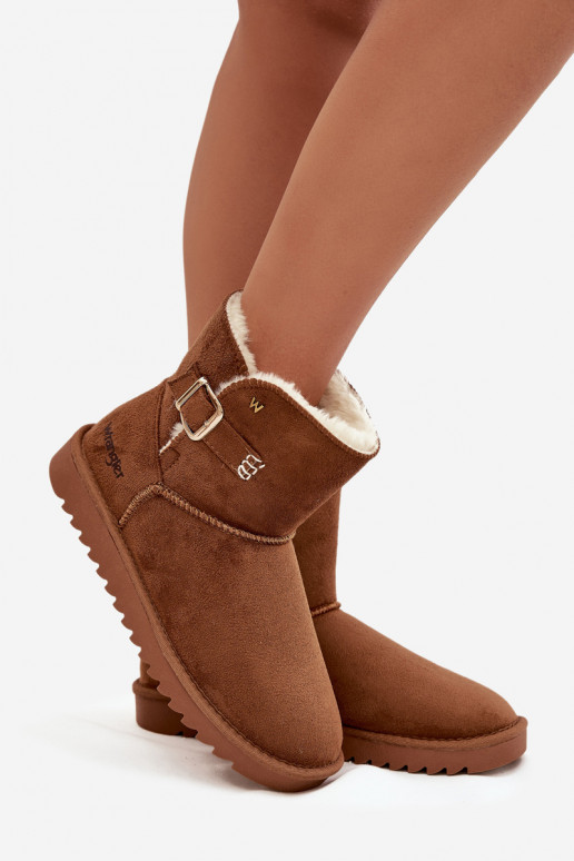 sniego batai Moteriškas su sagtimis INrangler 20253091.37B rudos spalvos