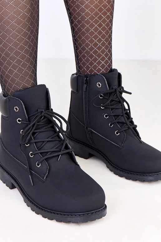 Juodi moteriški šilti traperiai su...