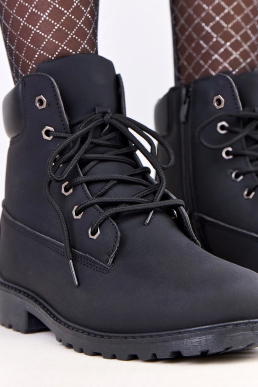 Juodi moteriški šilti traperiai su...