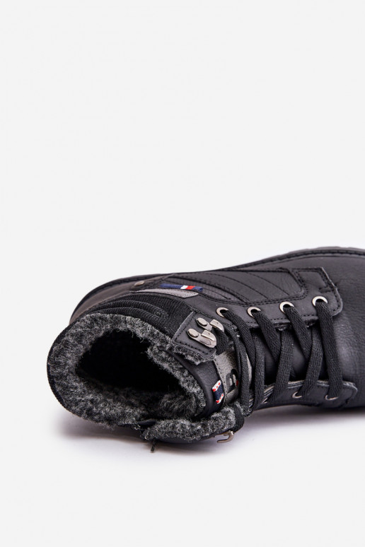 pašiltinti batai Vyriški McBraun juodos spalvos