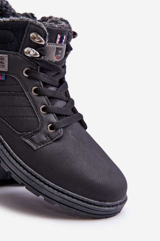 pašiltinti batai Vyriški McBraun juodos spalvos