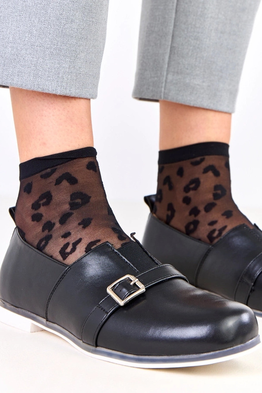 Juodi moteriški pusauliniai su odiniu...