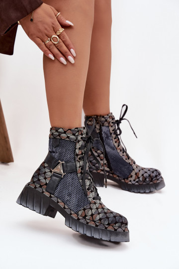 Oda Darbiniai kulkšnies batai Moteriškas Tai turiciejka 07072-03 įvairių spalvų