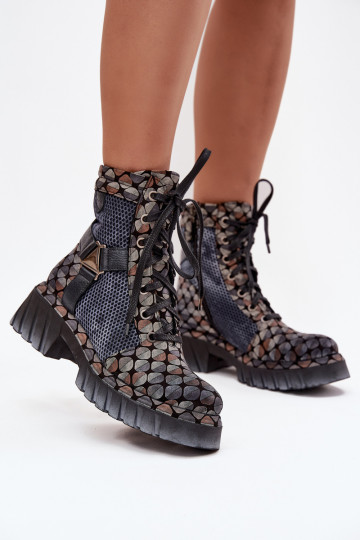 Oda Darbiniai kulkšnies batai Moteriškas Tai turiciejka 07072-03 įvairių spalvų 2