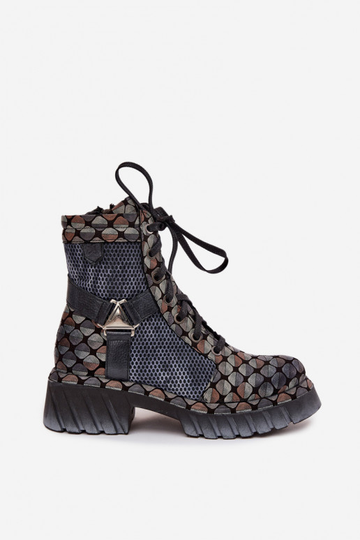 Oda Darbiniai kulkšnies batai Moteriškas Tai turiciejka 07072-03 įvairių spalvų