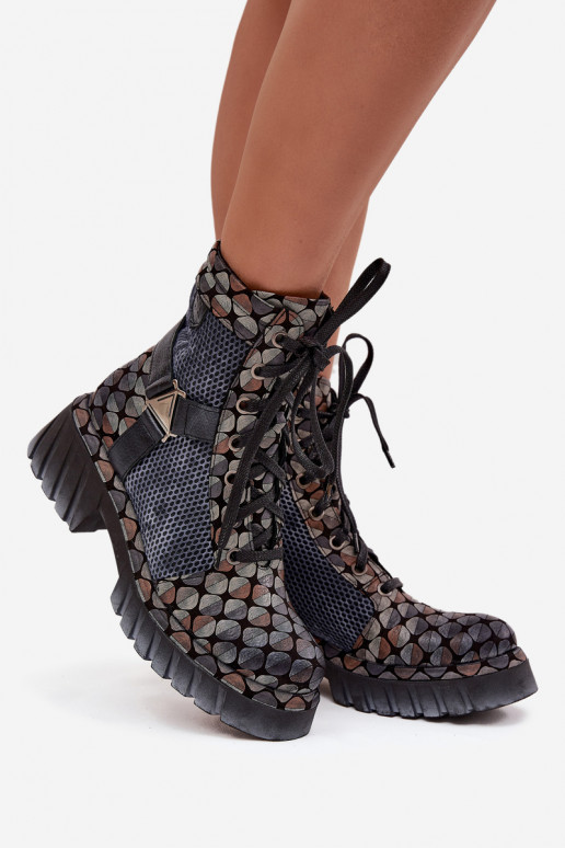 Oda Darbiniai kulkšnies batai Moteriškas Tai turiciejka 07072-03 įvairių spalvų