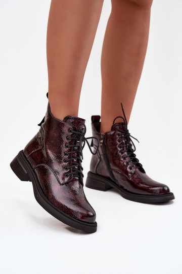 su lako efektu Oda Moteriški aulinukai Klocke D&A LZ52-954 bordo spalvos 2