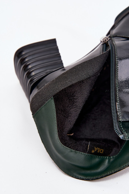 su lako efektu Moteriški aulinukaisuĮjungtaturalnej Skóry su kulniukais D&ACR52-696 chaki spalvos