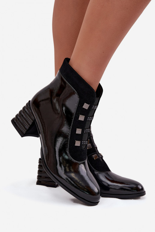 Oda su lako efektu Moteriški aulinukai D&A MR52-144 juodos spalvos