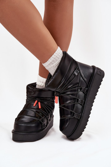 sniego batai Moteriškas su platforma D.Franklin DFSH370020 juodos spalvos